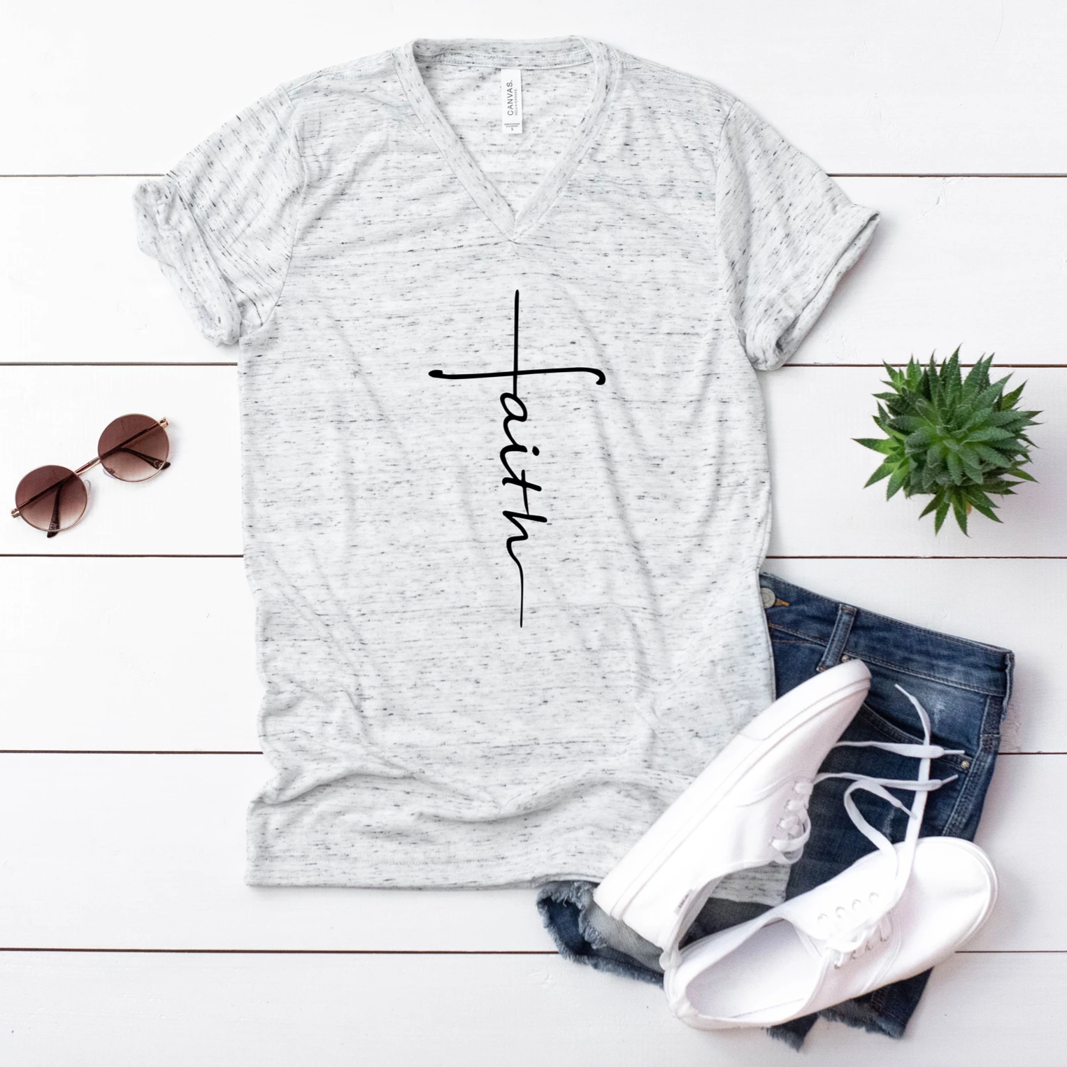 Faith Cross Tee