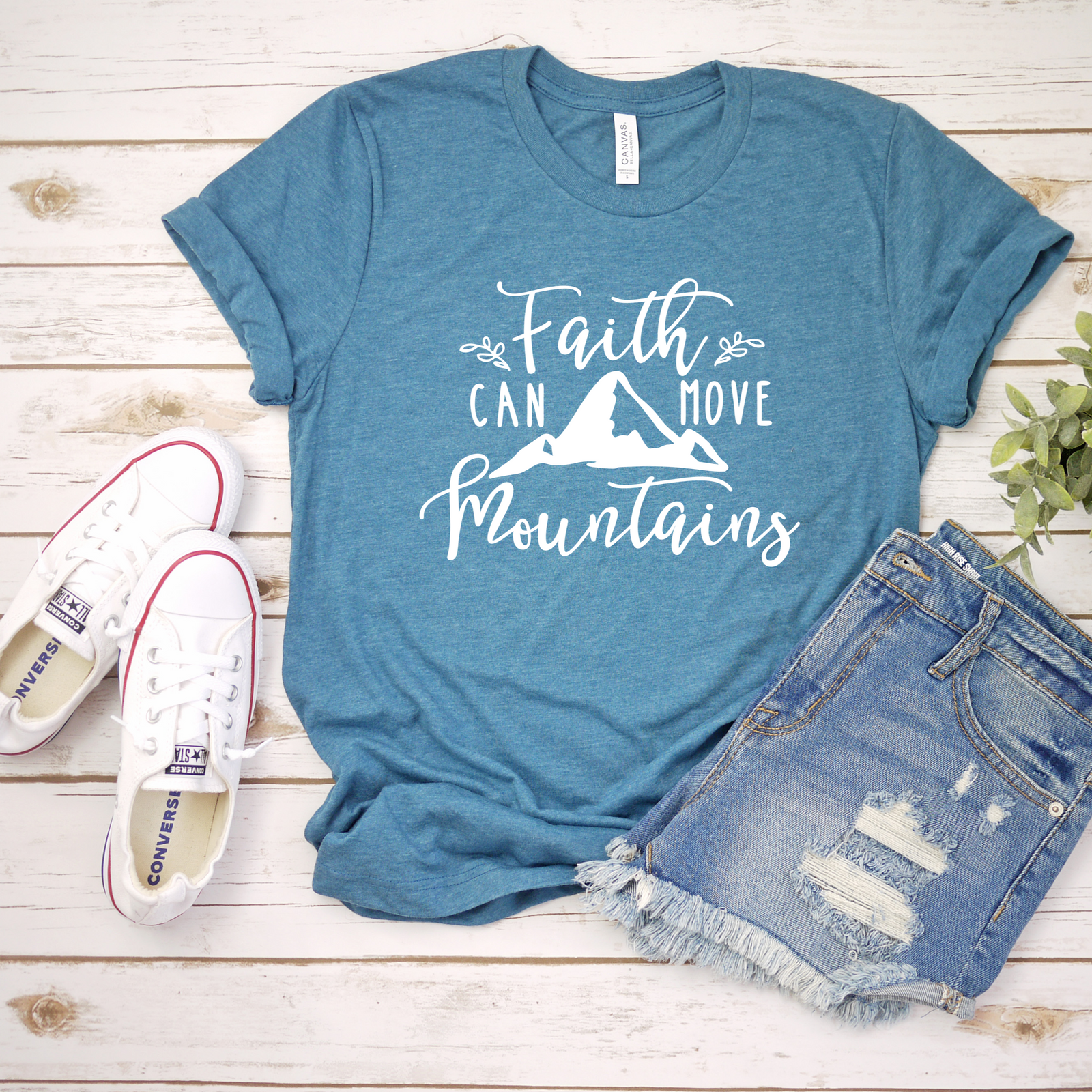 Faith Can Move Mountains Tee