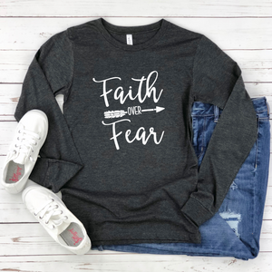 Faith Over Fear Long-Sleeve Tee