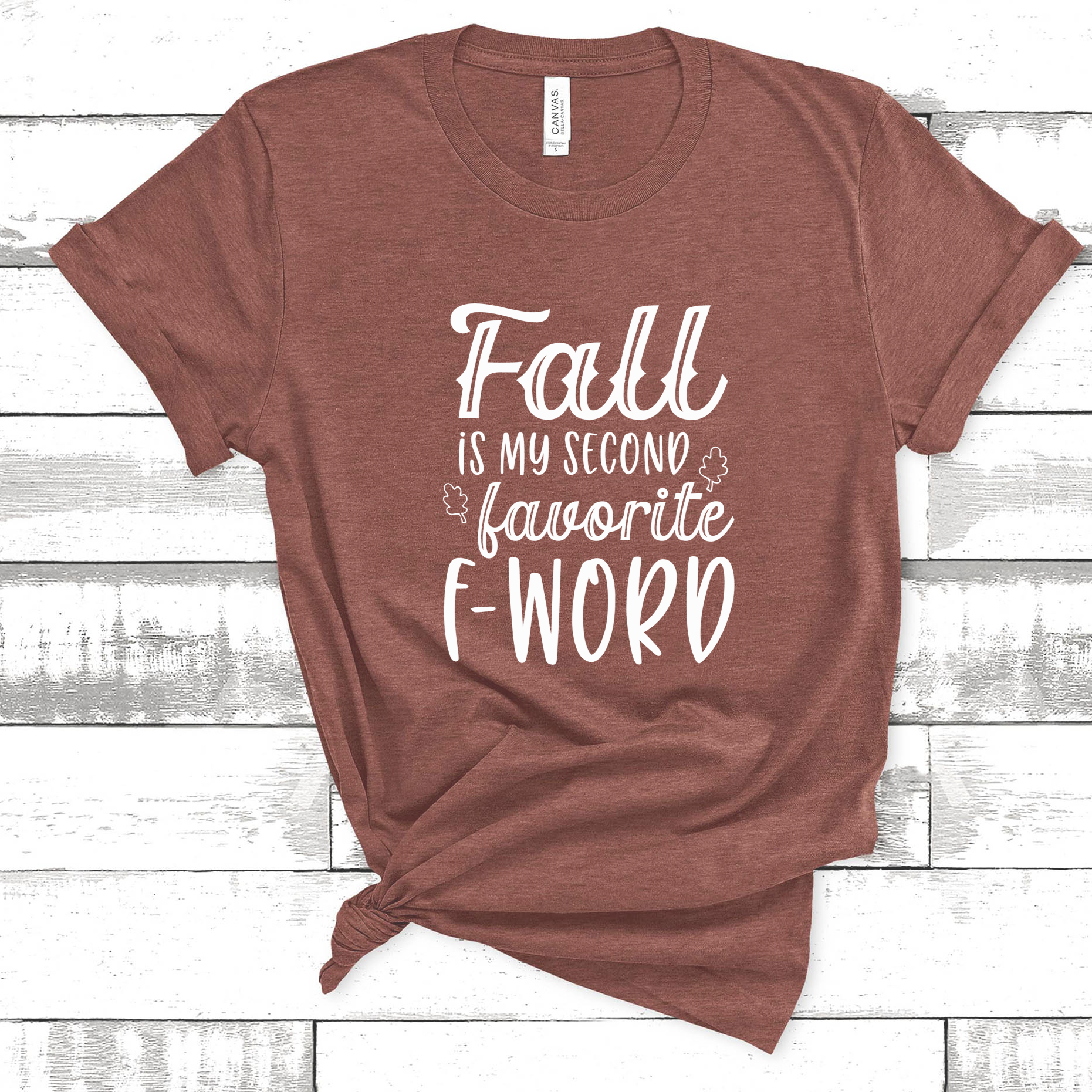 Fall is My Second Favorite F-Word Tee Kansas City Kreations