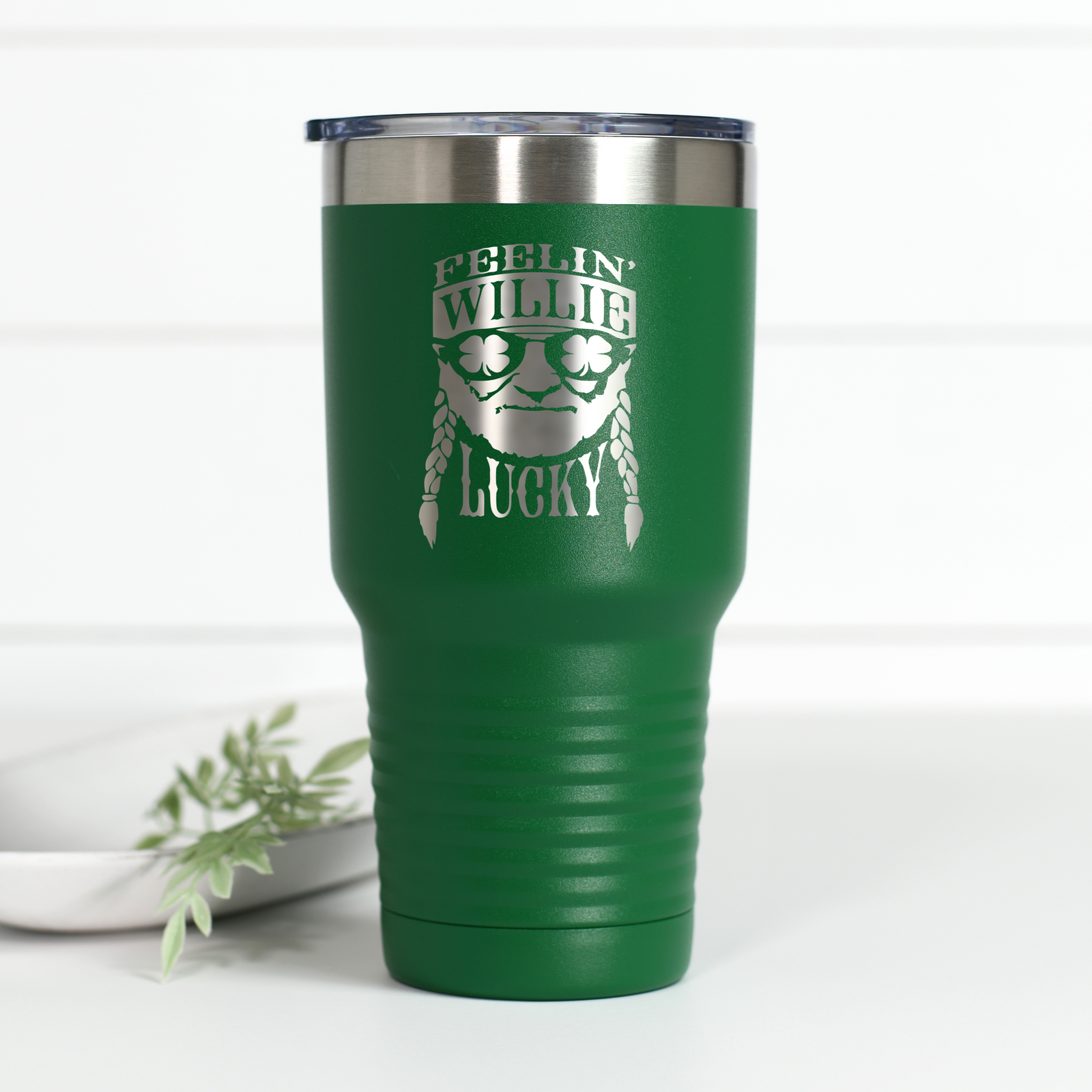 Feelin' Willie Lucky 30 oz Engraved Tumbler