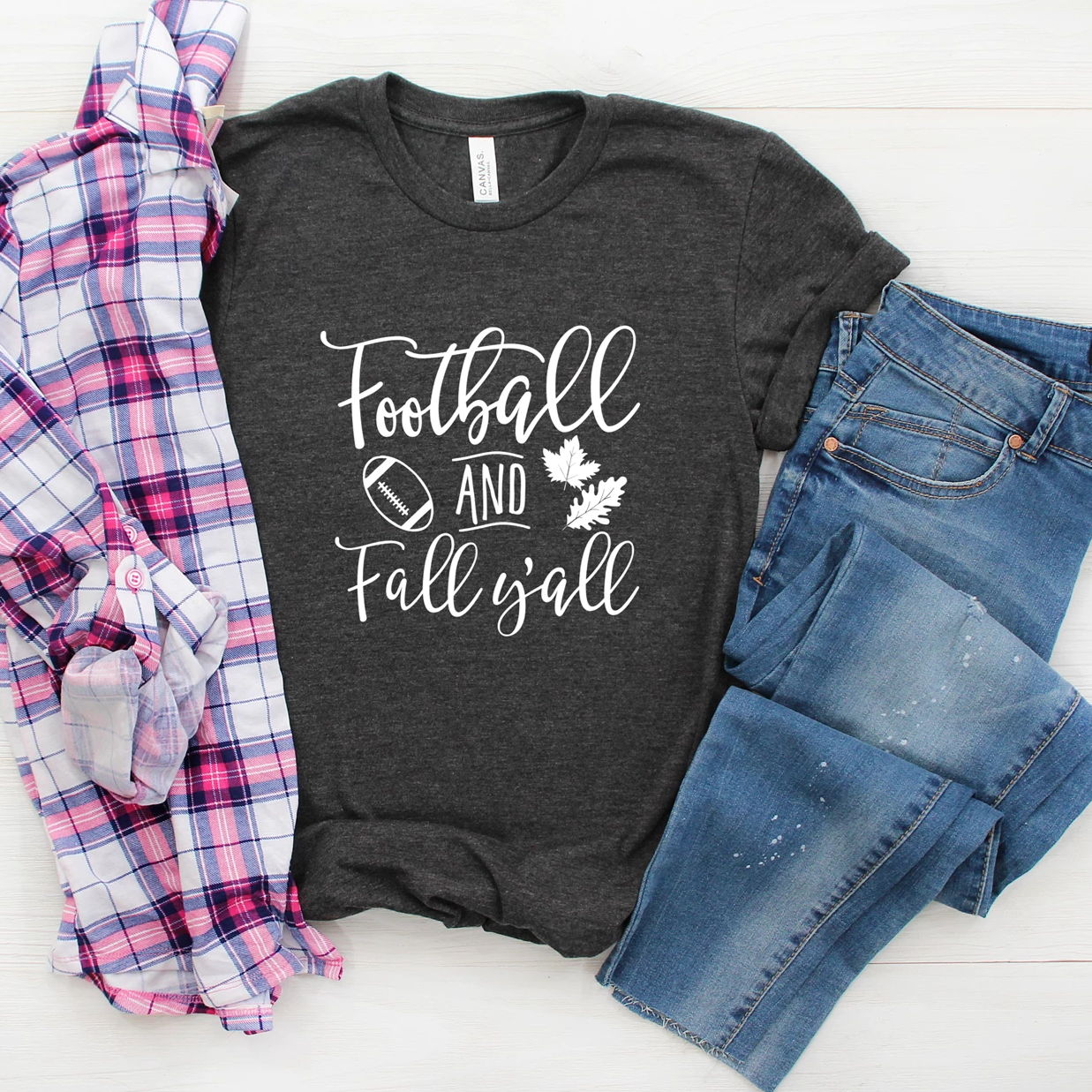 Football and Fall Y'all Tee