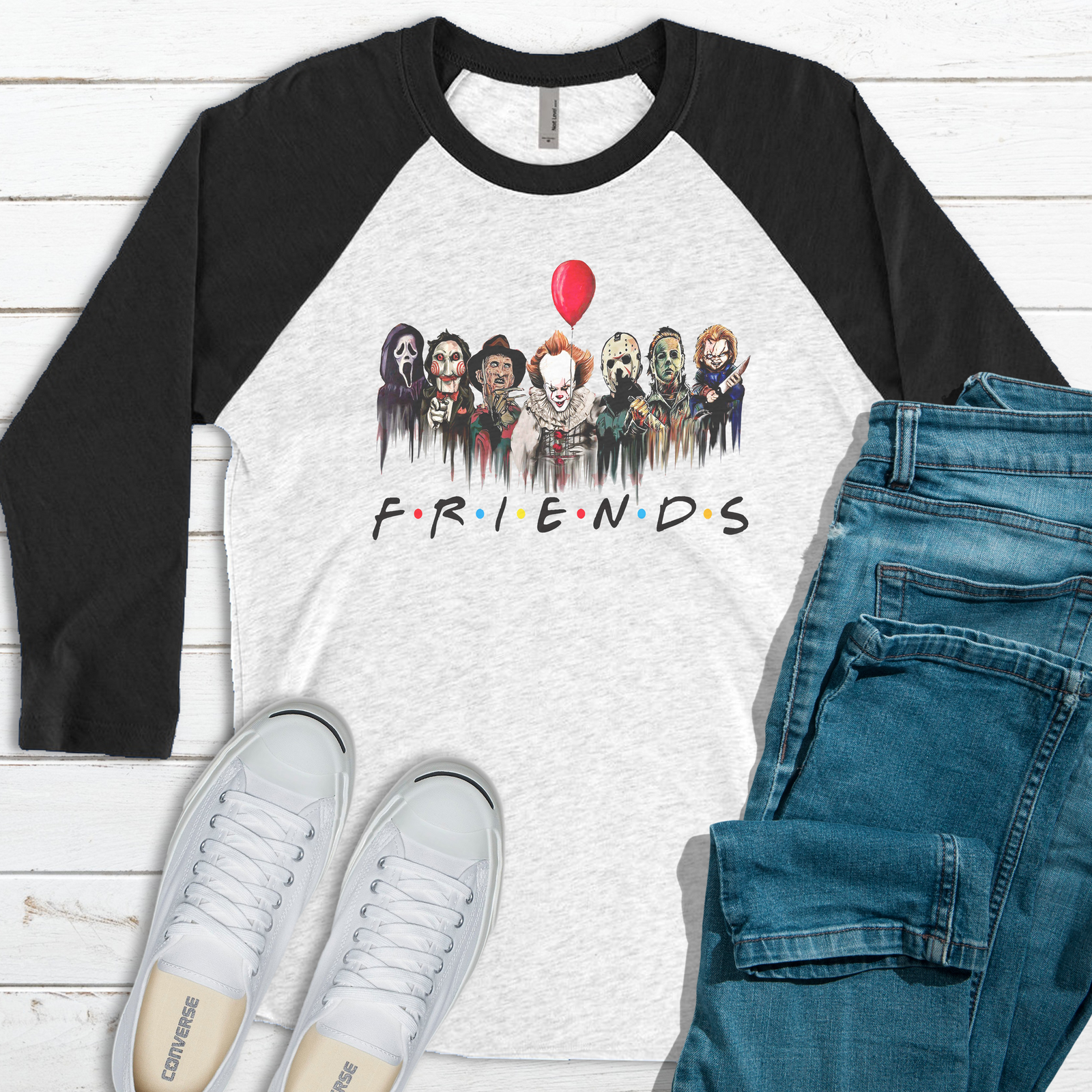 Friends Halloween Raglan Tee