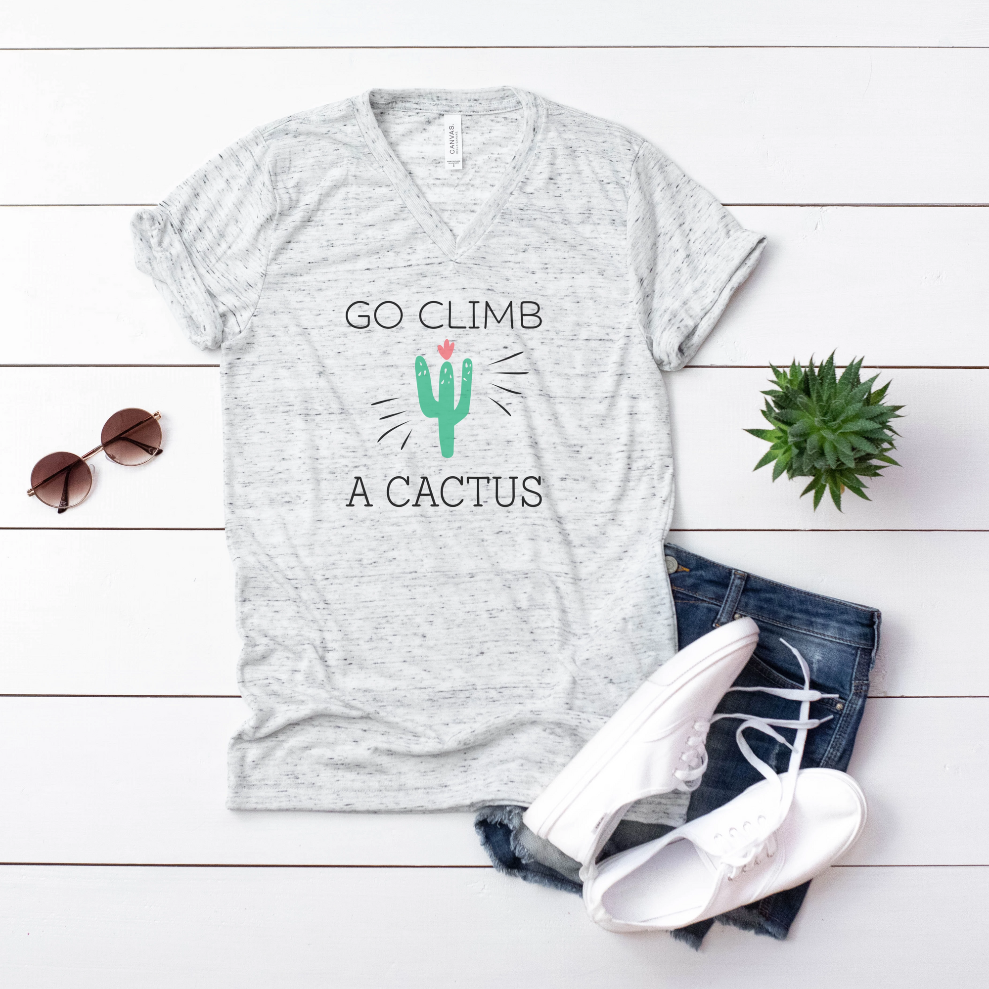 Go Climb a Cactus Tee
