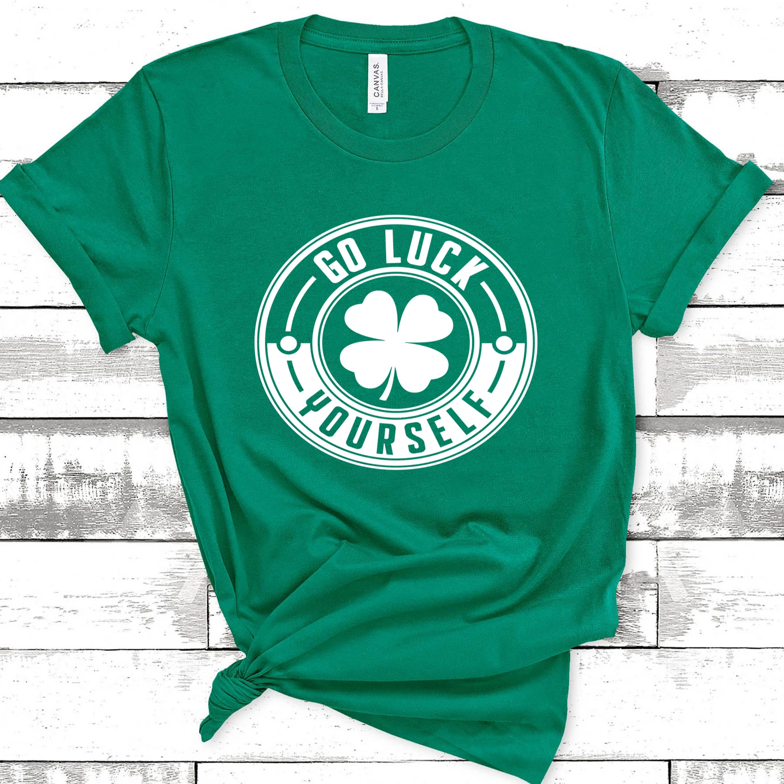 Go Luck Yourself St Patricks Day Tee