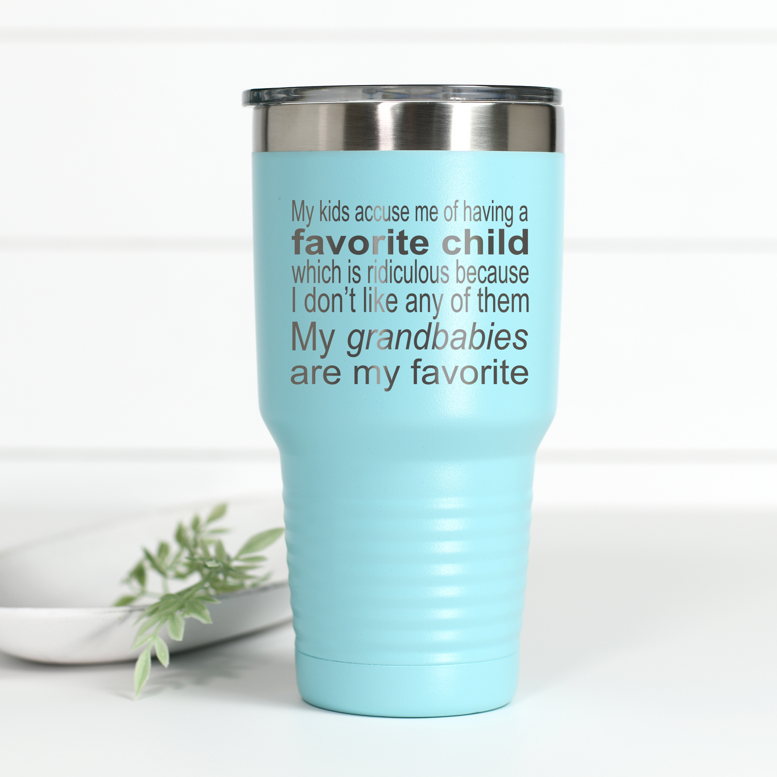 Grandbabies 30 oz Engraved Tumbler