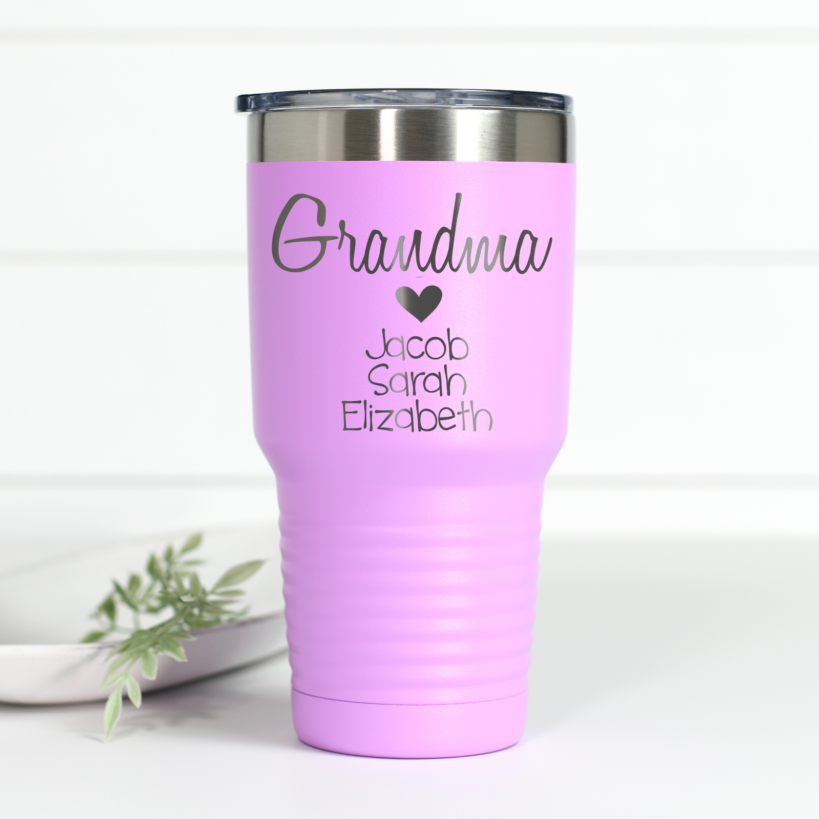 Mom Grandma Personalized 30 oz Engraved Tumbler