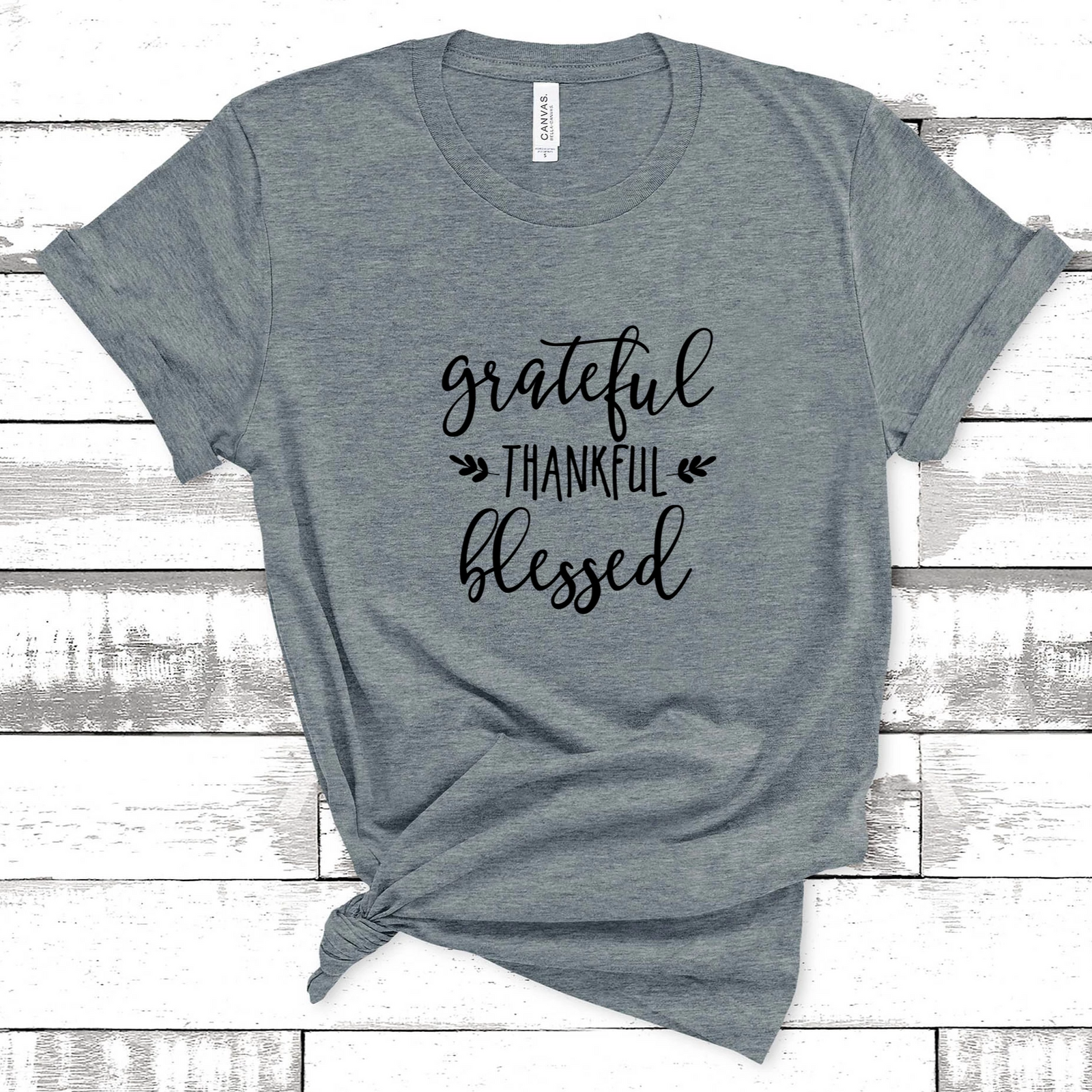 Grateful Thankful Blessed Tee