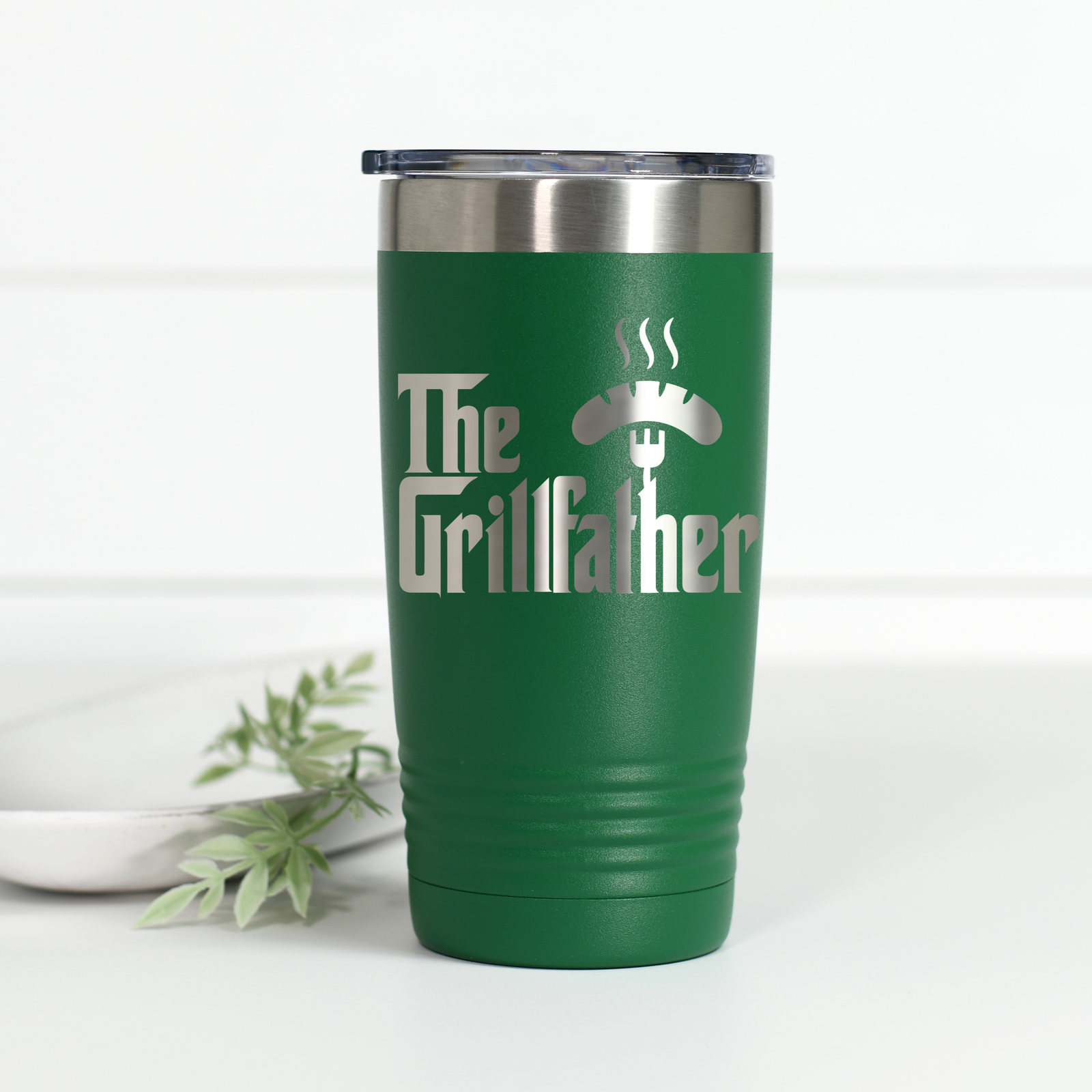 The Grillfather 20 oz Engraved Tumbler