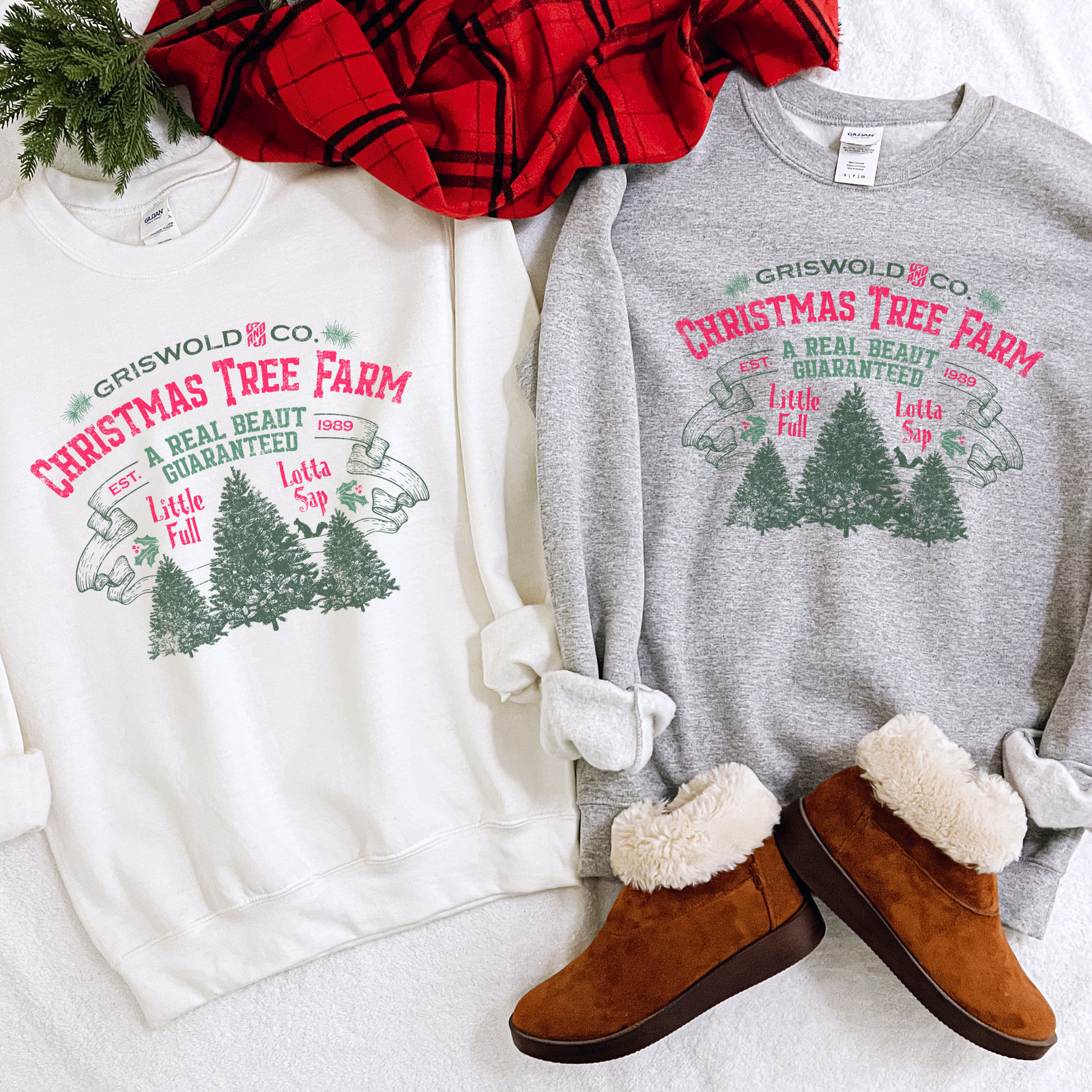 Griswold Christmas Tree Farm Crew Sweatshirt