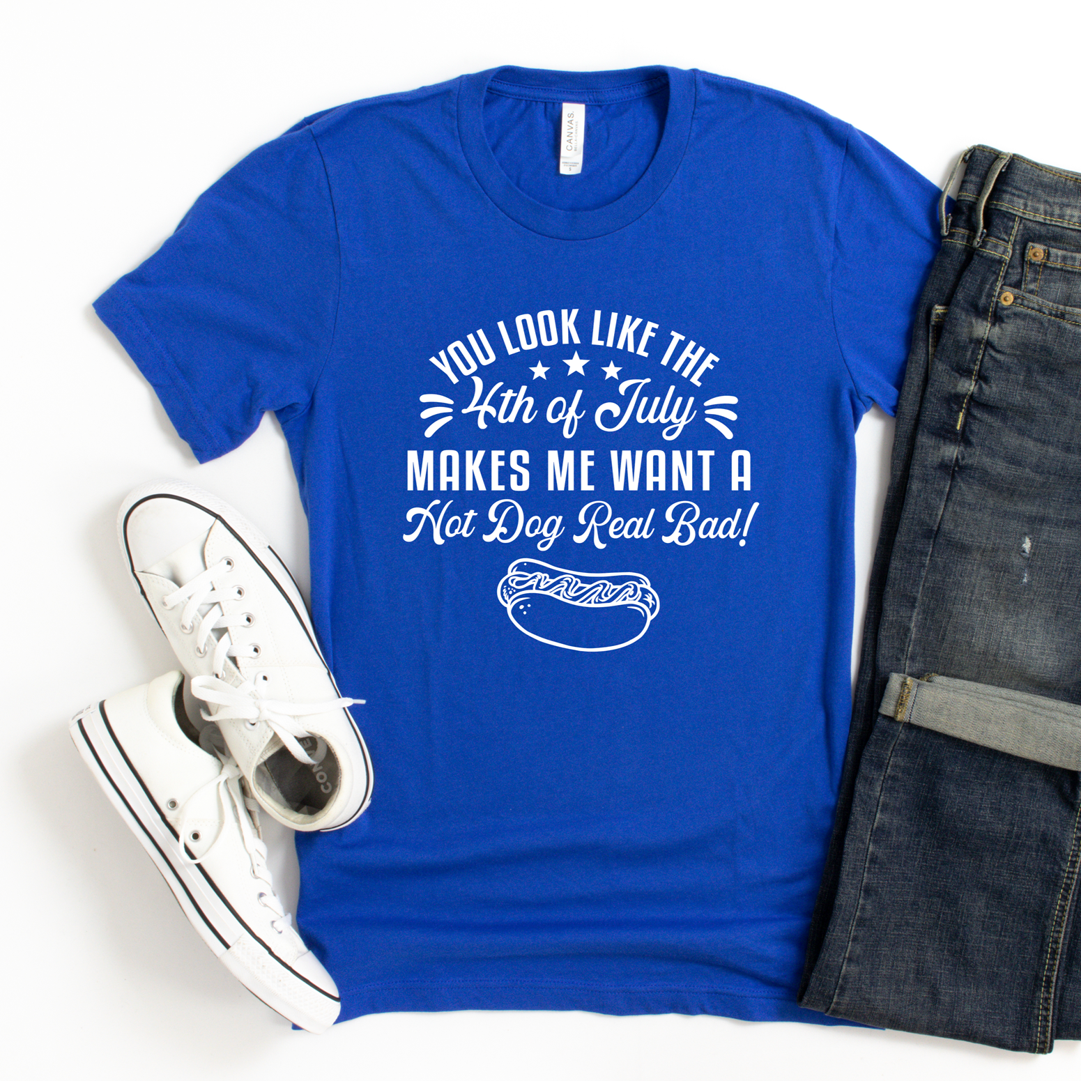 Fourth of July Makes Me Want A Hot Dog Tee