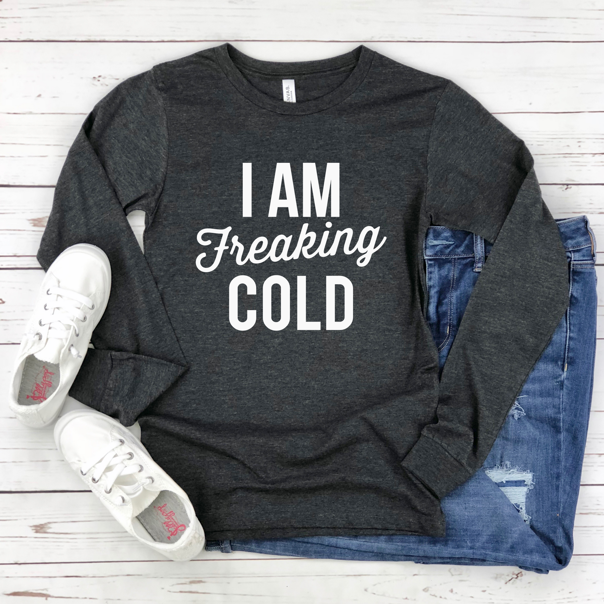 I Am Freaking Cold Long-Sleeve Tee
