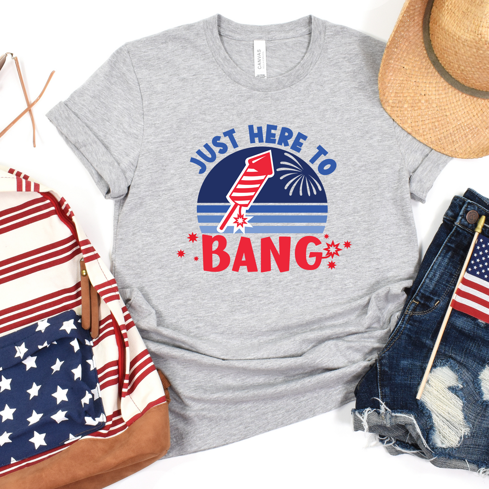 Just Here to Bang Tee