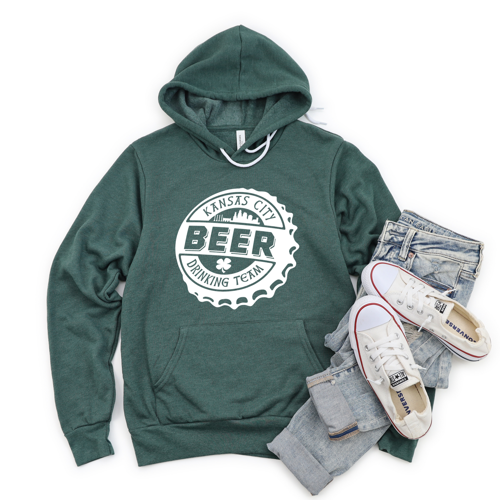 Kansas City Beer Drinking Team Tee or Sweatshirt