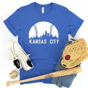 Kansas City Baseball Skyline Tee