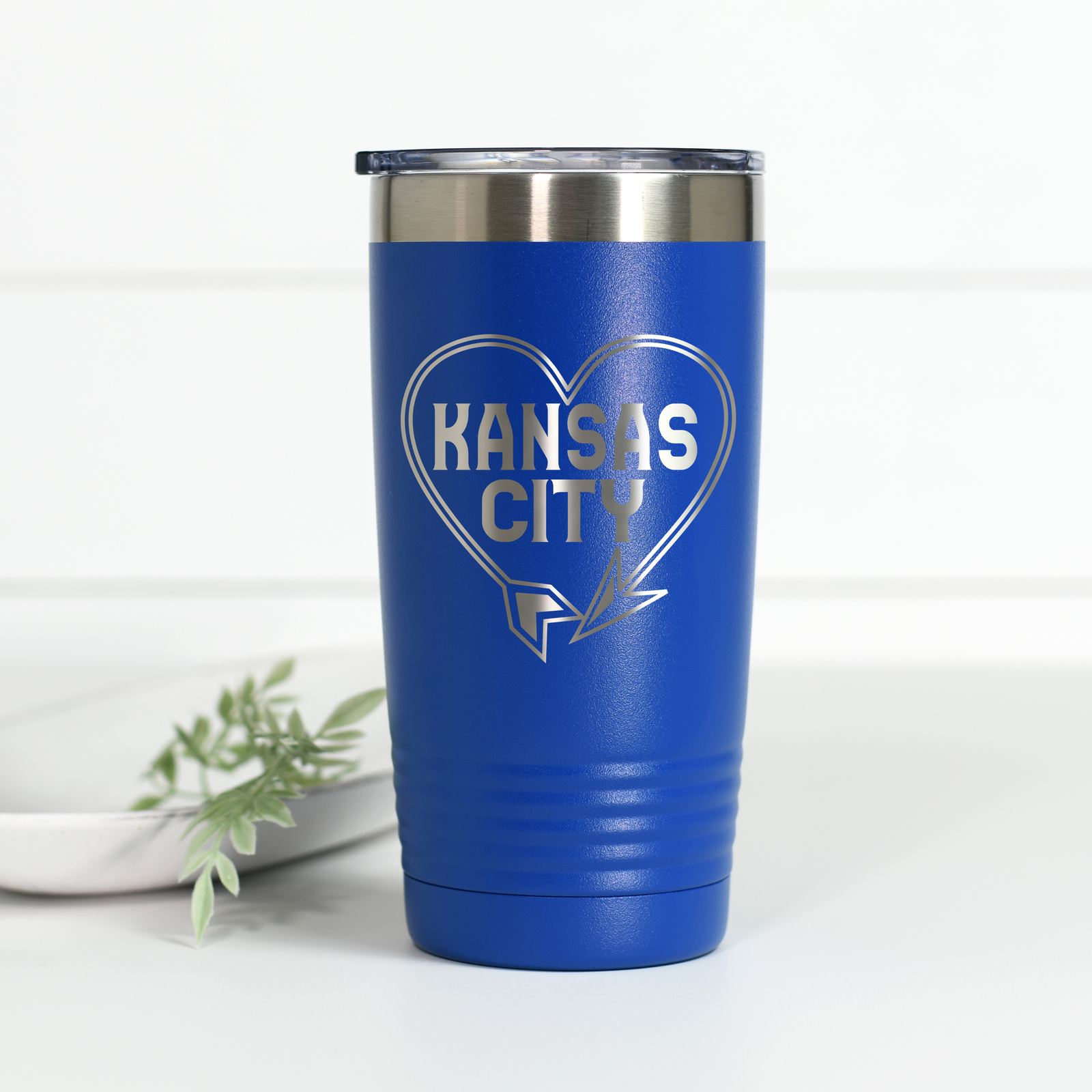 Kansas City Western Auto 20 oz Engraved Tumbler