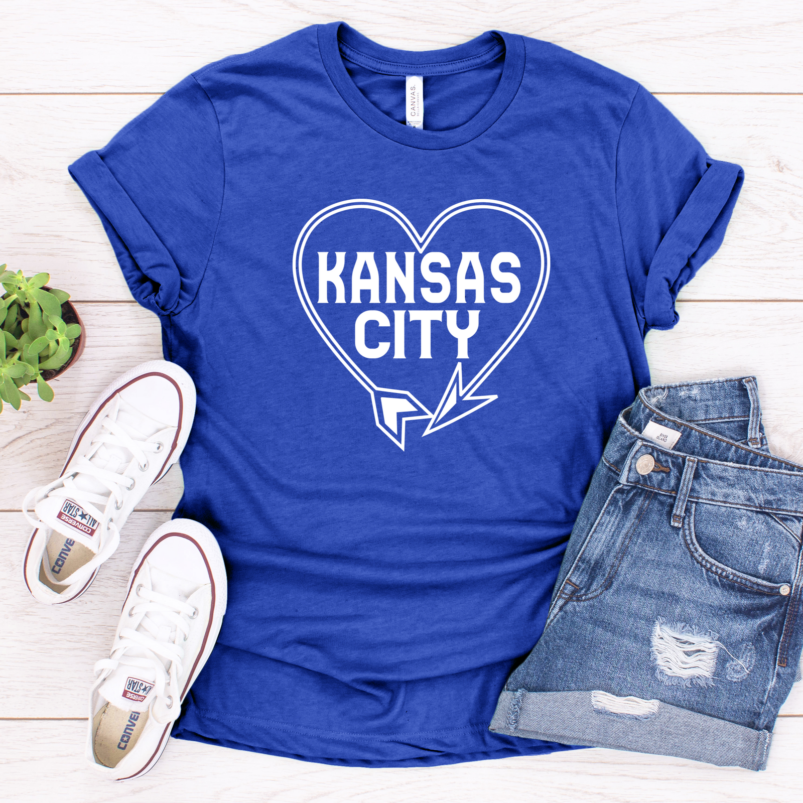 Kansas City Western Auto Heart Tee