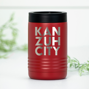 Kan Zuh City Engraved Can Cooler