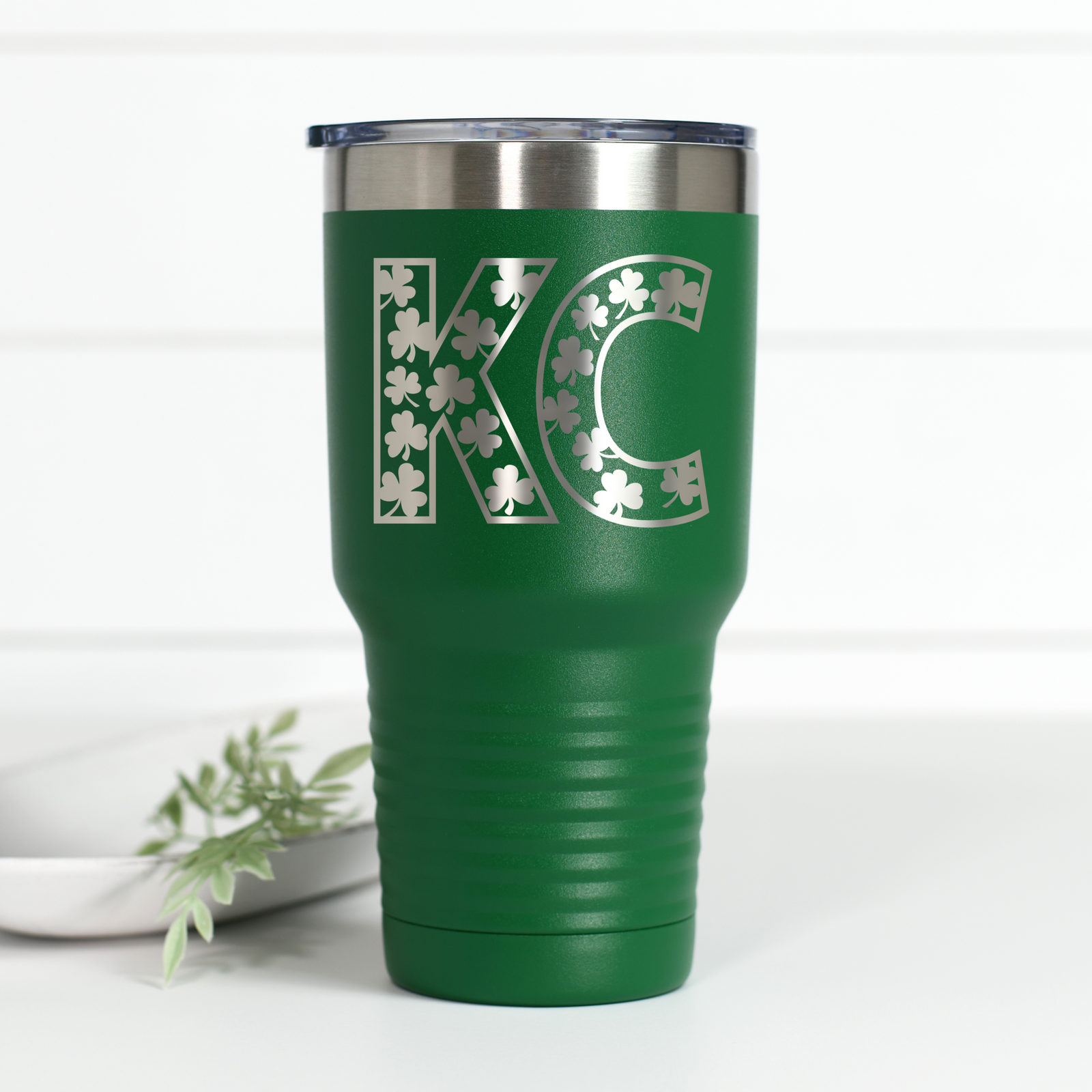 KC Shamrocks 30 oz Engraved Tumbler