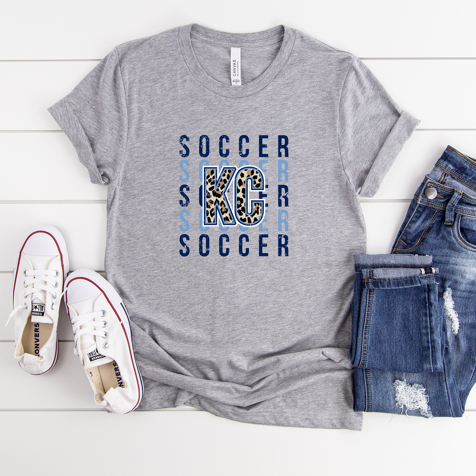 KC Soccer Repeated Tee or Sweatshirt