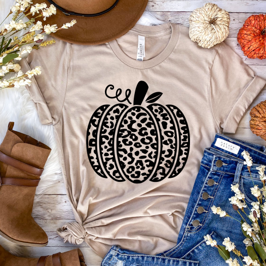 Leopard Pumpkin Tee