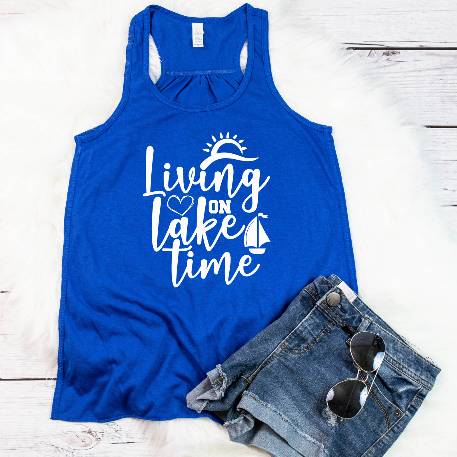 Living On Lake Time Tank