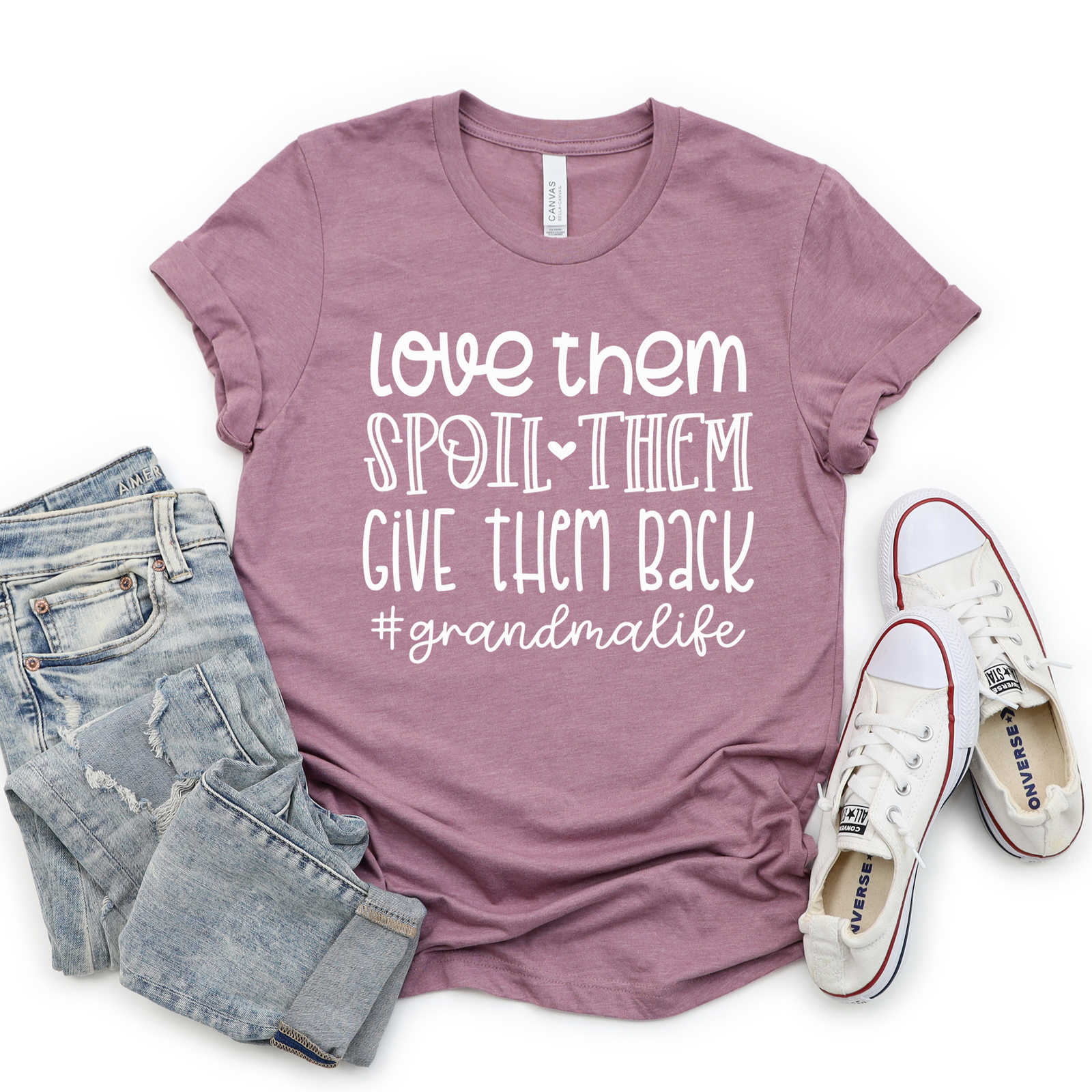 Love Them Spoil Them Give Them Back Grandma Tee