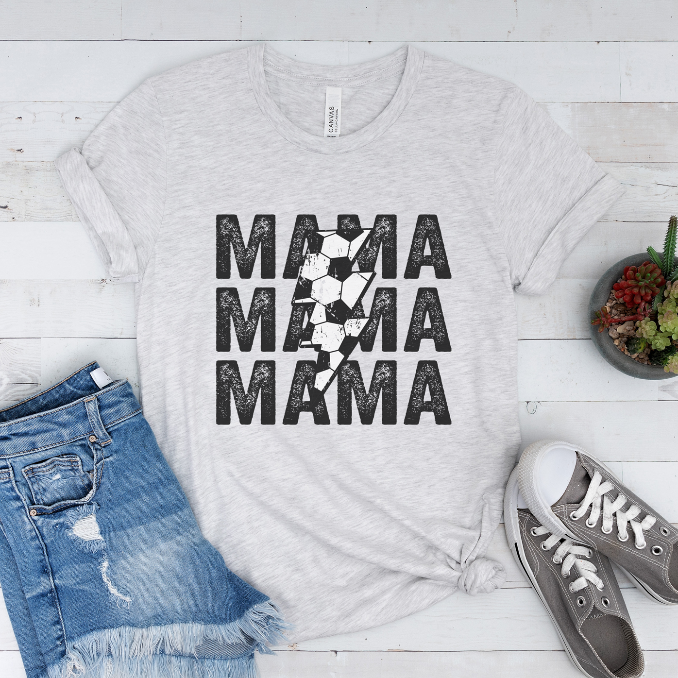 MAMA Lightning Soccer Tee
