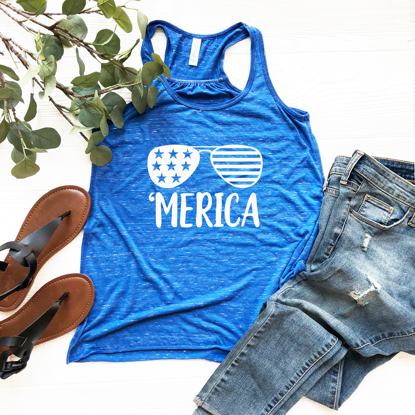 'Merica Sunglasses Tank