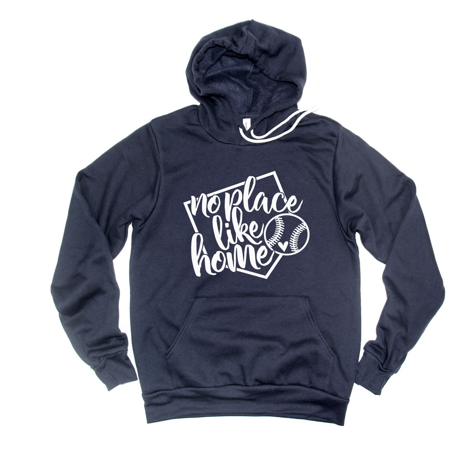 No Place Like Home Baseball Crew or Hoodie Sweatshirt