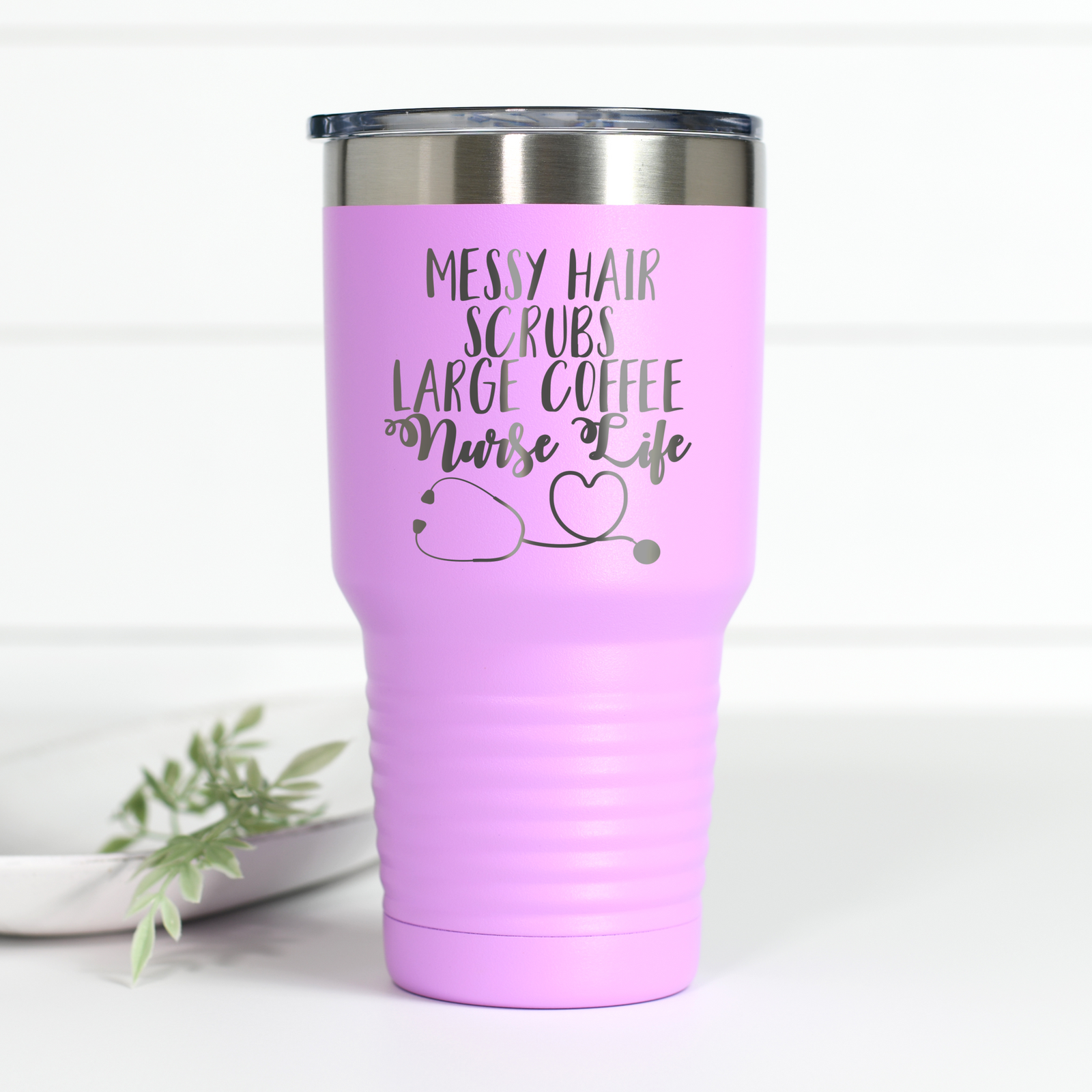 Nurse Life 30 oz Engraved Tumbler