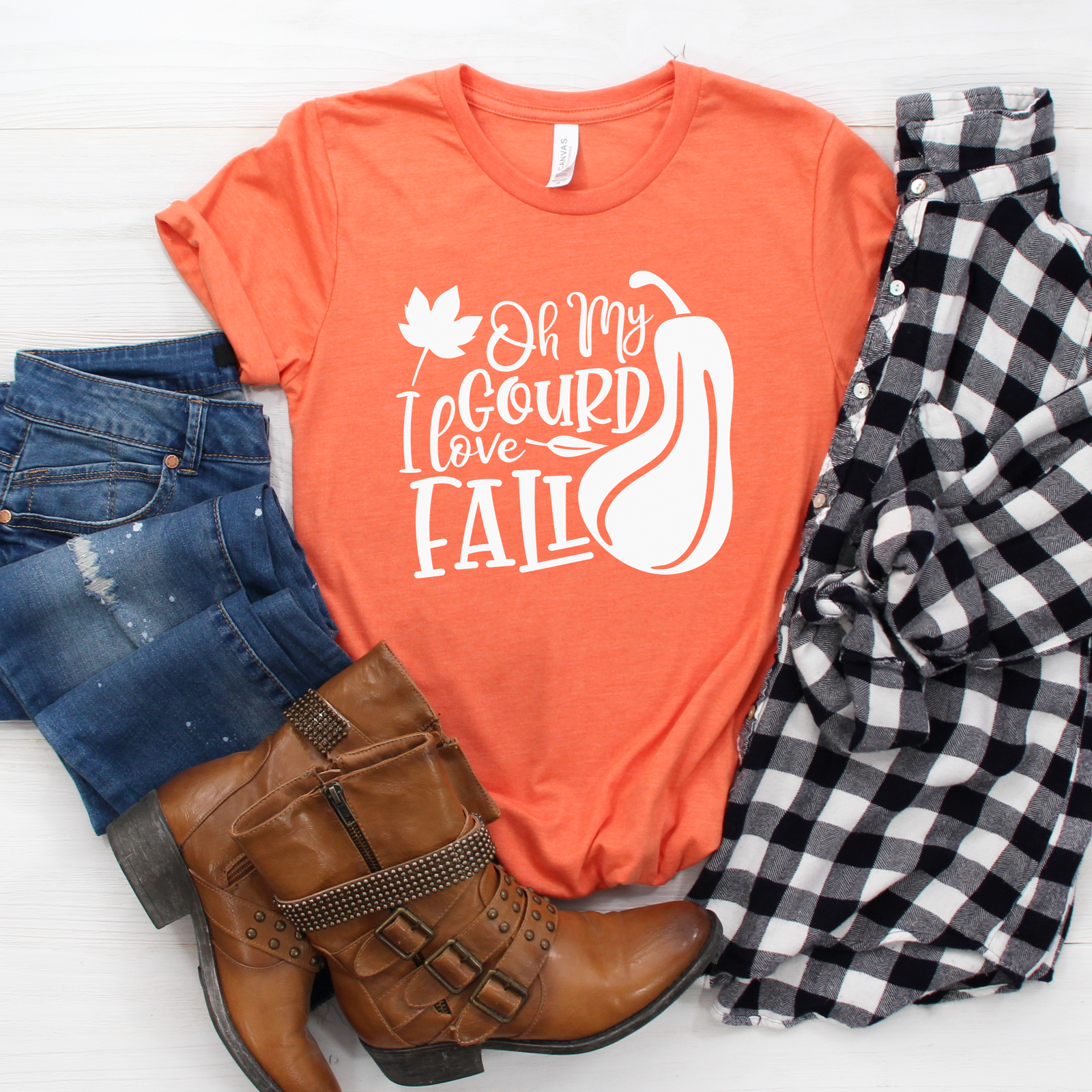 Oh My Gourd I Love Fall Tee