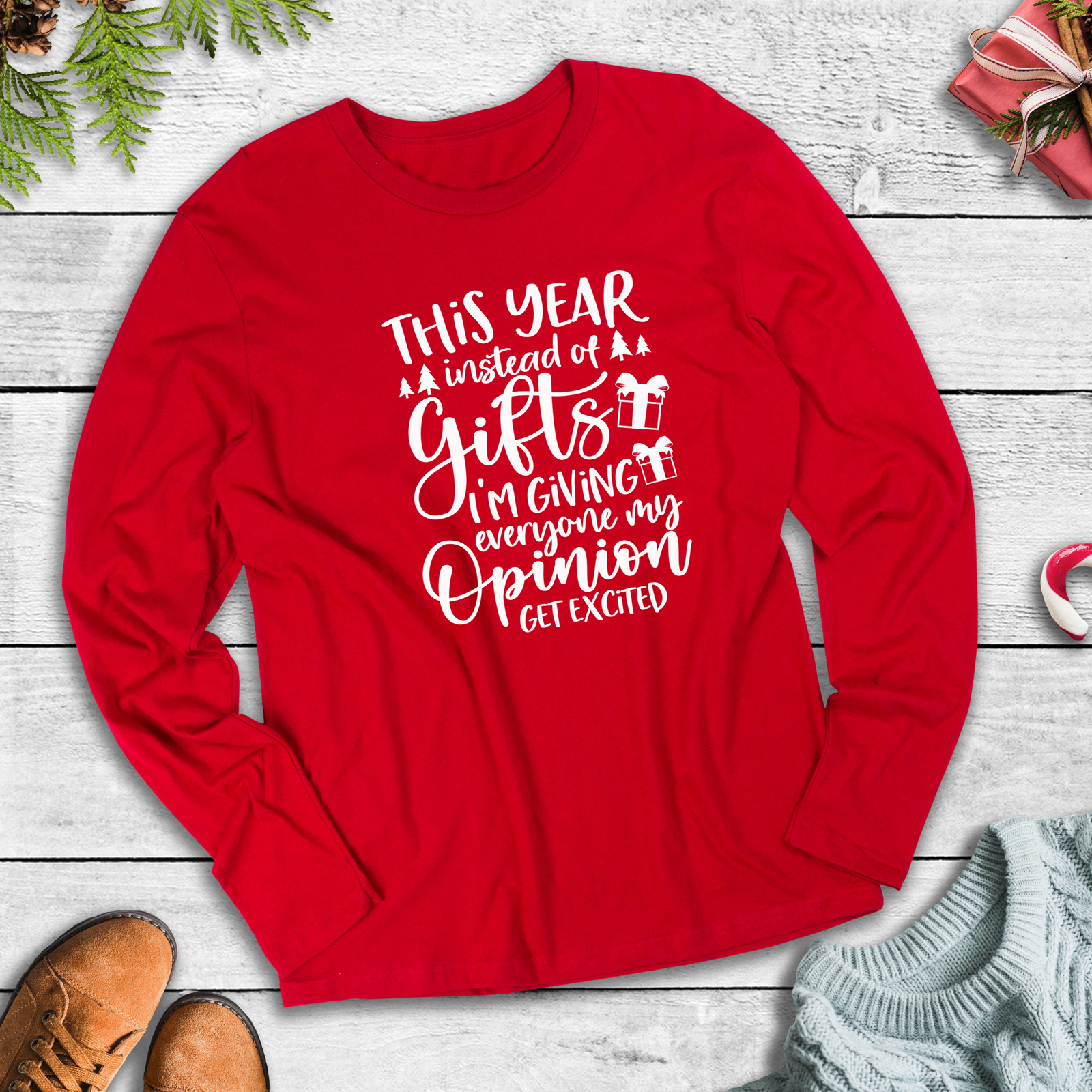 Giving My Opinion Long-Sleeve Tee