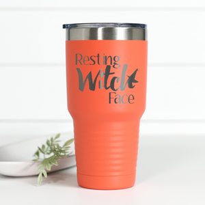 Resting Witch Face 30 oz Engraved Tumbler