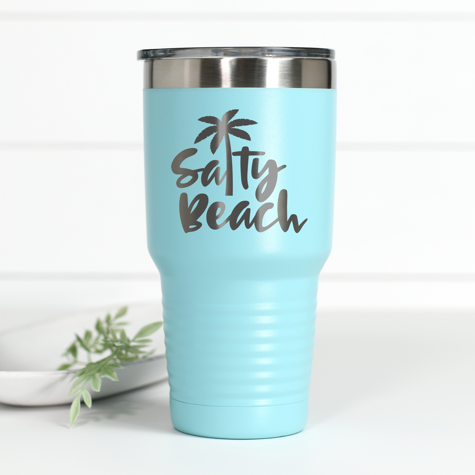 Salty Beach 30 oz Engraved Tumbler