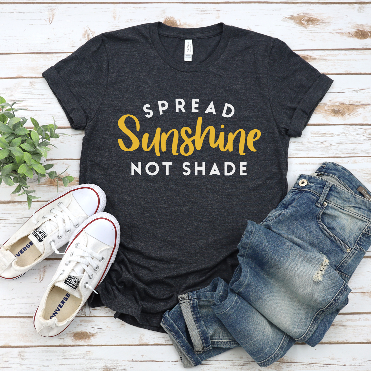 Spread Sunshine Not Shade Tee - Watts of Love Fundraiser