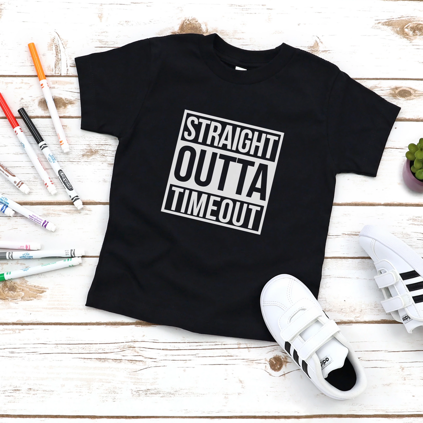 Straight Outta Timeout Toddler Tee
