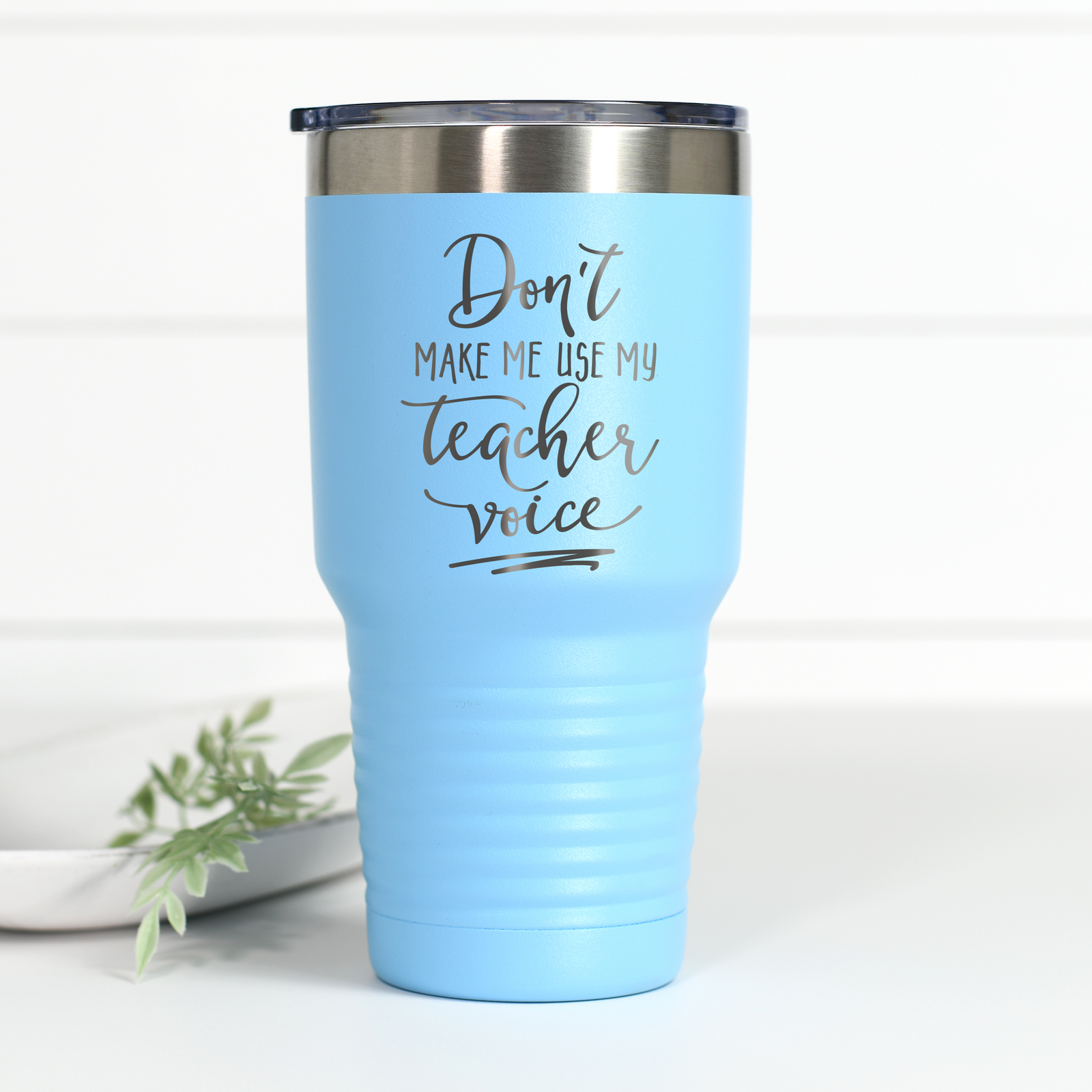 Teacher Voice 30 oz Engraved Tumbler