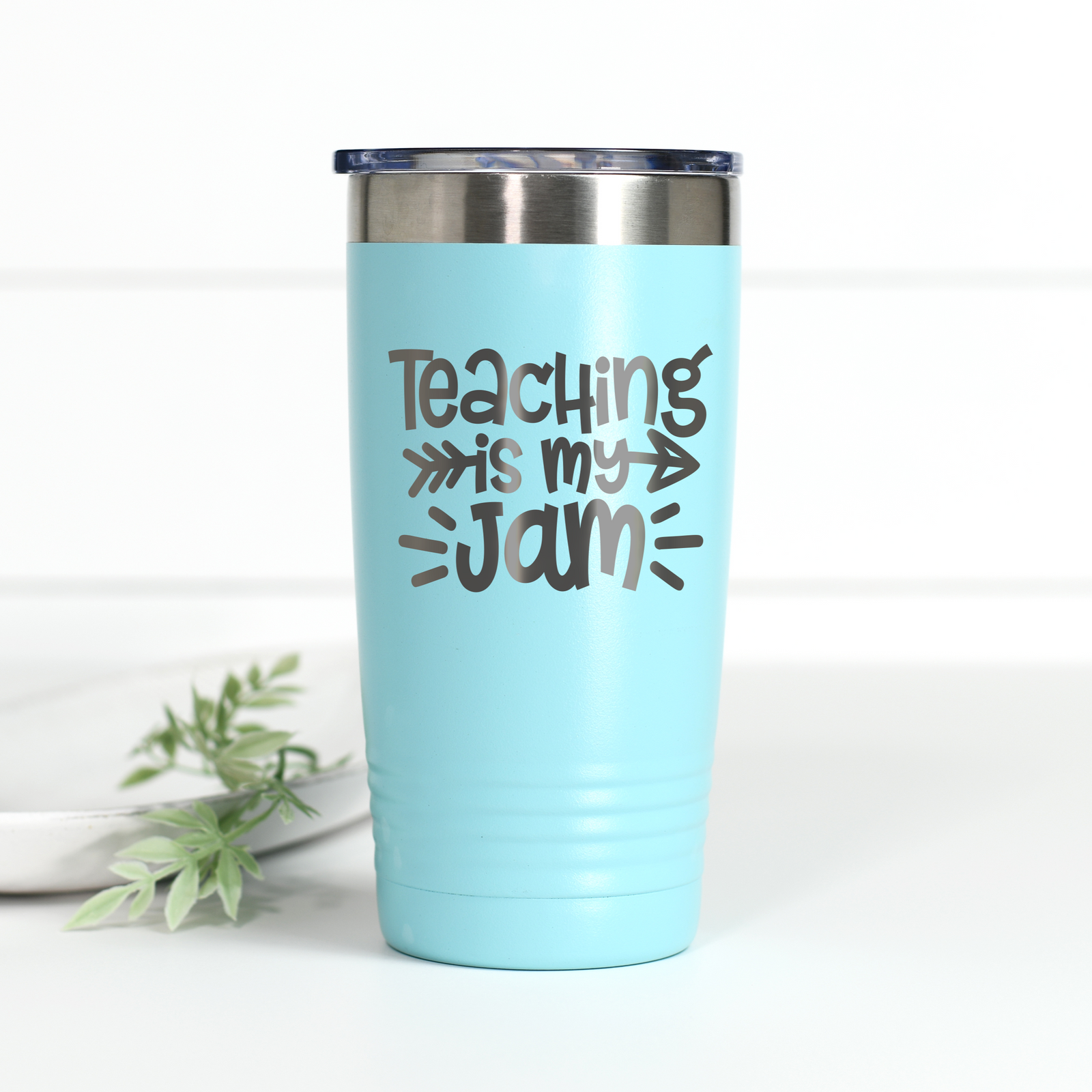 Teaching Is My Jam 20 oz Engraved Tumbler