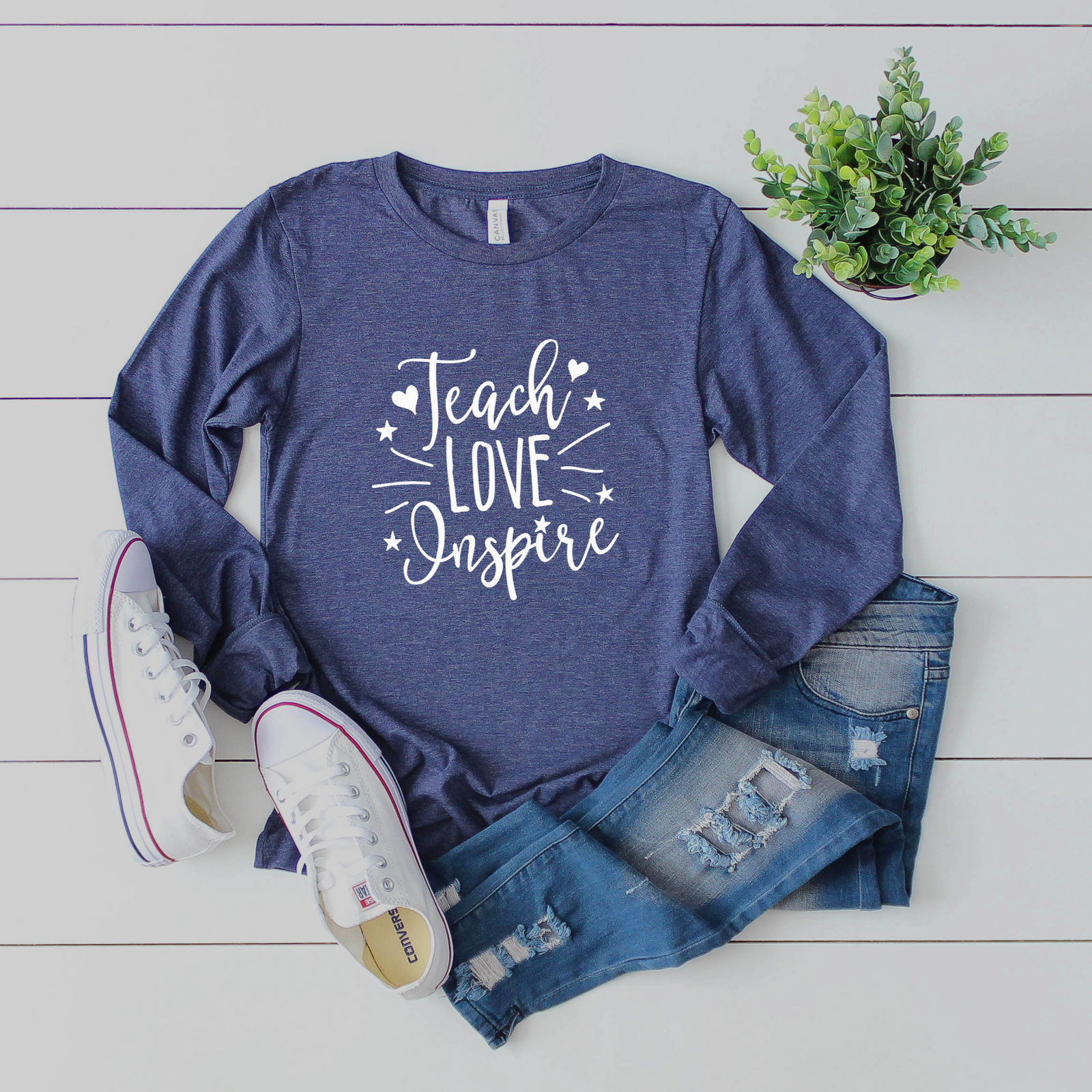 Teach Love Inspire Long-Sleeve Tee