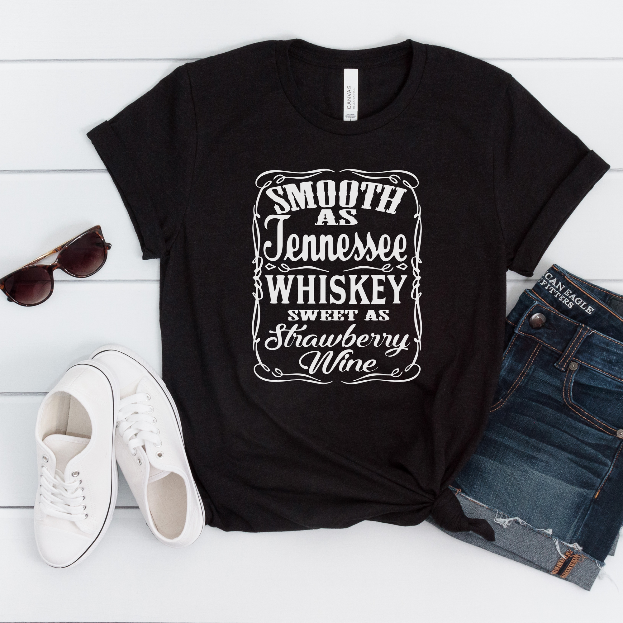 Strawberry Wine and Tennessee Whiskey Tee