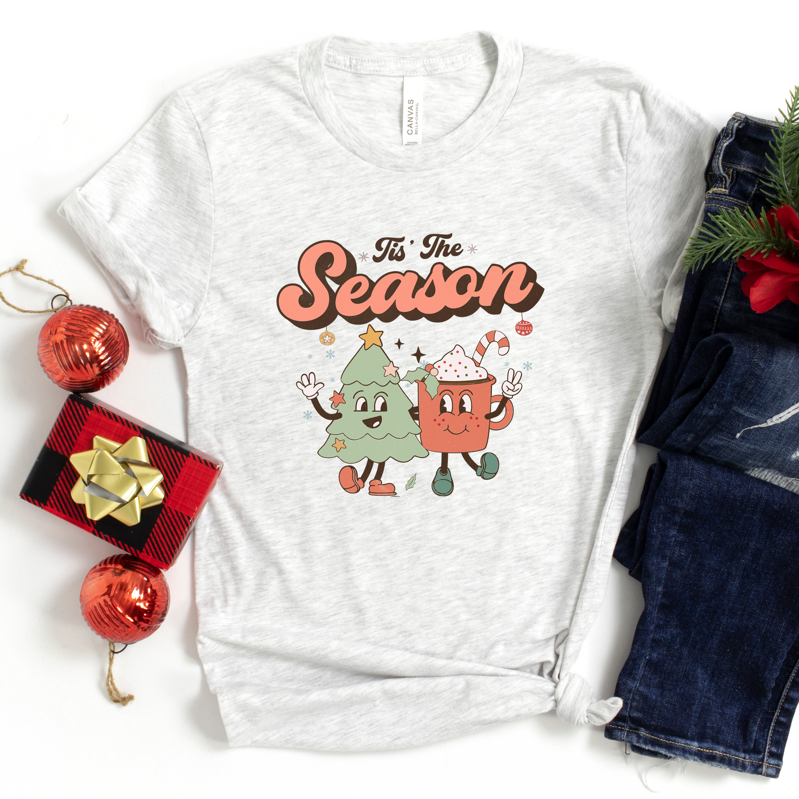 Tis the Season Christmas Cocoa Tee