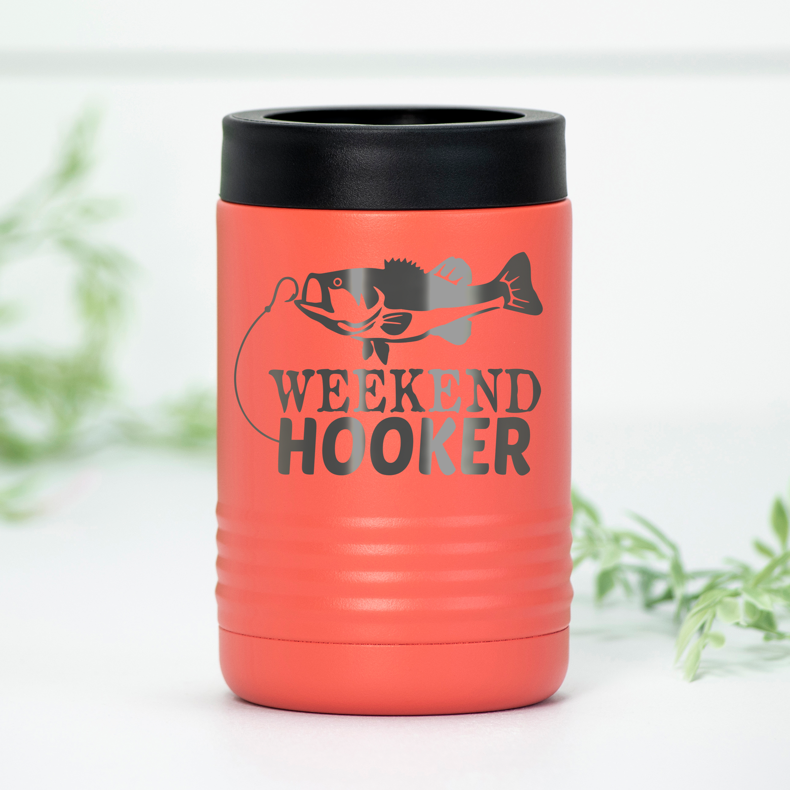 Weekend Hooker Engraved Can Cooler