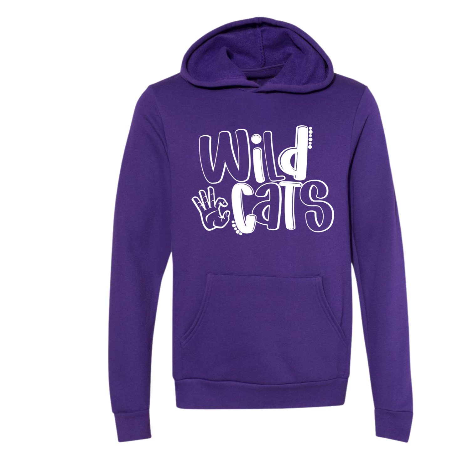 Wildcats Bubble Letters Tee or Hoodie